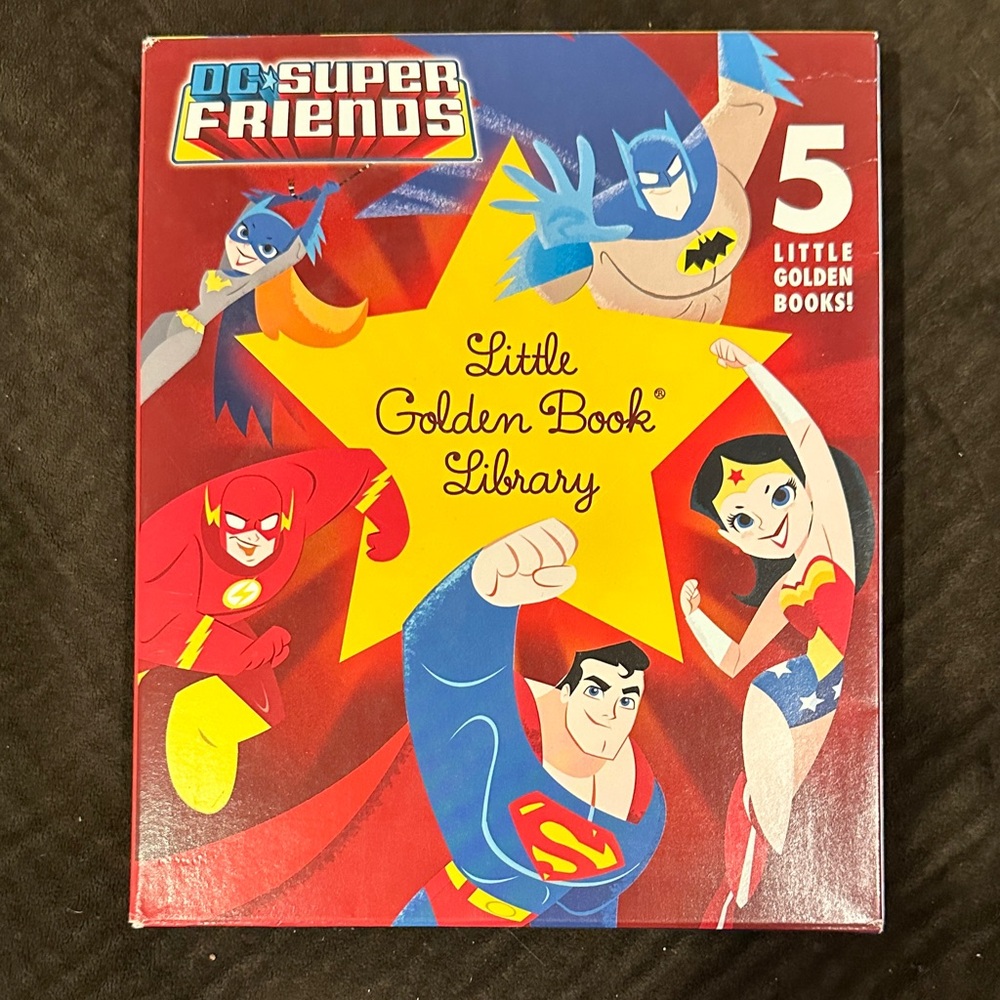 DC Super Friends Little Golden Book Library